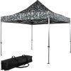 INSTENT® Structure De Tonnelle Pliante 3x3m Alu PRO, Couleur Urban, Avec Sac De Transport à Roulettes -Tente de réception Soldes 60356380 1