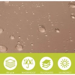 BAMNY Store Banne Manuel, Auvent Rétractable à Bras Articulé, Auvent à Manivelle, Auvent De Terrasse En Aluminium Et Polyester, Pare-Soleil Et Imperméable Pour Balcon, Resto, Café, 250 X 200 Cm, Beige 10 BAMNY Store Banne Manuel, Auvent Rétractable à Bras Articulé, Auvent à Manivelle, Auvent De Terrasse En Aluminium Et Polyester, Pare-Soleil Et Imperméable Pour Balcon, Resto, Café, 250 X 200 Cm, Beige -Tente de réception Soldes 60359860 4