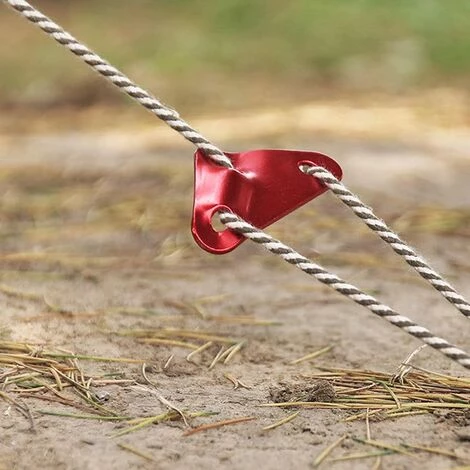 TRIOMPHE Triangle Tente Vent Corde Boucle -10 Pièces Boucles De Corde De Vent De Tente En Alliage D'aluminium | Accessoire De Camping Pour Tente Ajusteurs De Cordon Guyline Pour Auvent De Bâche De Tente Generic,T-Audace 5 TRIOMPHE Triangle Tente Vent Corde Boucle -10 Pièces Boucles De Corde De Vent De Tente En Alliage D'aluminium | Accessoire De Camping Pour Tente Ajusteurs De Cordon Guyline Pour Auvent De Bâche De Tente Generic,T-Audace - Image 3