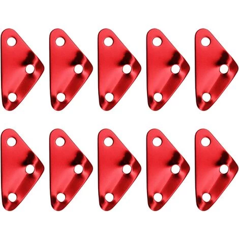 TRIOMPHE Triangle Tente Vent Corde Boucle -10 Pièces Boucles De Corde De Vent De Tente En Alliage D'aluminium | Accessoire De Camping Pour Tente Ajusteurs De Cordon Guyline Pour Auvent De Bâche De Tente Generic,T-Audace 7 TRIOMPHE Triangle Tente Vent Corde Boucle -10 Pièces Boucles De Corde De Vent De Tente En Alliage D'aluminium | Accessoire De Camping Pour Tente Ajusteurs De Cordon Guyline Pour Auvent De Bâche De Tente Generic,T-Audace - Image 5
