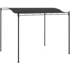 Topdeal Auvent De Parasol 3 X 2,5 M Anthracite FF47948_FR