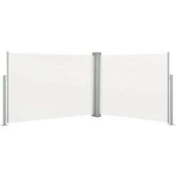 Topdeal Auvent Latéral Rétractable Crème 120 X 1000 Cm FF48479_FR