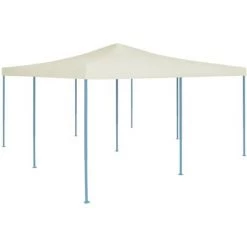 Topdeal Belvédère Pliable 5x5 M Crème FF48904_FR