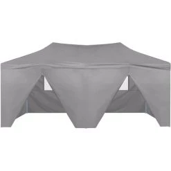 Topdeal Tente De Réception Pliable Avec 4 Parois 3x6 M Acier Anthracite FF48867_FR 10 Topdeal Tente De Réception Pliable Avec 4 Parois 3x6 M Acier Anthracite FF48867_FR -Tente de réception Soldes 60372057 4