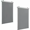 AUTRES Lot De 2 Stores Enrouleurs Gris Pour Pergola -Tente de réception Soldes 60396221 1