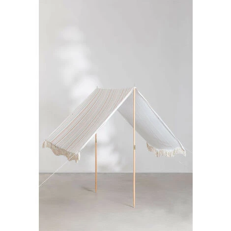 Auvent De Plage Cleita SKLUM Coton - Stripes Multicolor 5 Auvent De Plage Cleita SKLUM Coton - Stripes Multicolor – Image 3