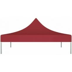 LITZEE Tente De Réception Et Barnum Toit De Tente De Reception 3x3 M Bordeaux 270 G/m² 8 LITZEE Tente De Réception Et Barnum Toit De Tente De Reception 3x3 M Bordeaux 270 G/m² -Tente de réception Soldes 60476378 2