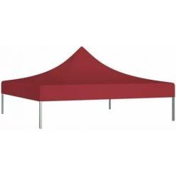 LITZEE Tente De Réception Et Barnum Toit De Tente De Reception 3x3 M Bordeaux 270 G/m² 9 LITZEE Tente De Réception Et Barnum Toit De Tente De Reception 3x3 M Bordeaux 270 G/m² -Tente de réception Soldes 60476378 3