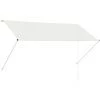 JN.SONGS Auvent Rétractable En Acier Store Banne Angle Hauteur Réglable Pour Terrasse Fenêtre Crème - 250x150 Cm -Tente de réception Soldes 60580288 1
