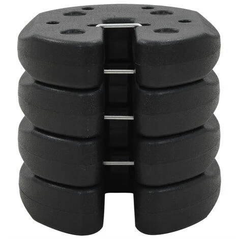 FIMEI Poids Pour Belvédère 4 Pcs Noir 220 X 30 Mm Béton 3 FIMEI Poids Pour Belvédère 4 Pcs Noir 220 X 30 Mm Béton