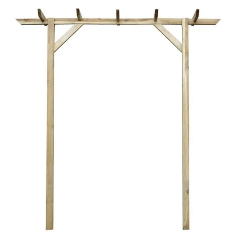 FIMEI Pergola De Jardin 200 X 40 X 205 Cm Bois 3 FIMEI Pergola De Jardin 200 X 40 X 205 Cm Bois