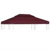FIMEI Toile Supérieure Double De Belvédère 310 G/m² 4x3 M Bordeaux -Tente de réception Soldes 60589430 1