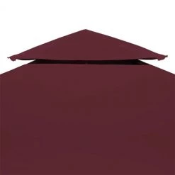 FIMEI Toile Supérieure Double De Belvédère 310 G/m² 4x3 M Bordeaux -Tente de réception Soldes 60589430 5