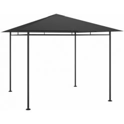 INLIFE Belvédère 3x3x2,7 M Anthracite 180 G/m²