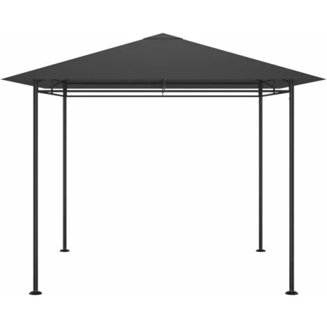 INLIFE Belvédère 3x3x2,7 M Anthracite 180 G/m² 4 INLIFE Belvédère 3x3x2,7 M Anthracite 180 G/m² – Image 2