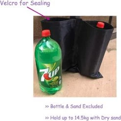 BAICCCF Lot De 4 Accessoire Pour Tente Et Tonnellesacs Sacs De Poids De Qualité Industrielle, Poids De Jambe De Sacs De Sable Pour Tente D'auvent, Parapluie De Terrasse, (sacs Uniquement,sable Exclu) -Tente de réception Soldes 60740863 5