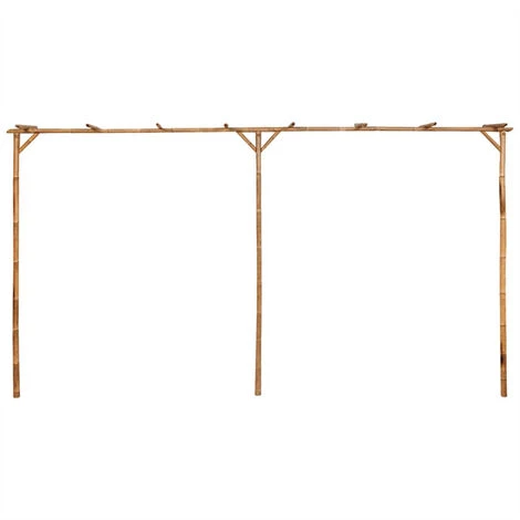 FIMEI Pergola Bambou 385 X 40 X 205 Cm 4 FIMEI Pergola Bambou 385 X 40 X 205 Cm – Image 2