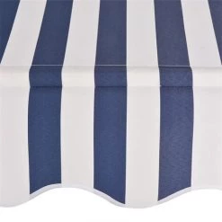 FIMEI Auvent Rétractable Manuel 300 Cm Rayures Bleues Et Blanches -Tente de réception Soldes 60746973 4