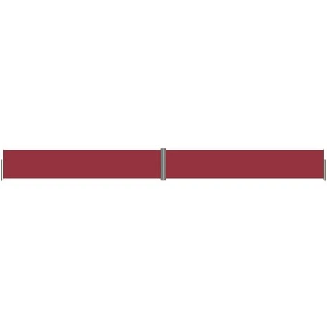 VidaXL Auvent Latéral Rétractable Rouge 117x1200 Cm - Rouge 4 VidaXL Auvent Latéral Rétractable Rouge 117x1200 Cm - Rouge - Image 2