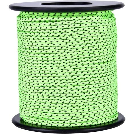 Tente Corde Réfléchissant - Tente Guide Corde,Cord Paracord De Camping Avec Matériau PP Pour Tente Camping Randonnée Randonnée - Vert - DKSFJKL 3 Tente Corde Réfléchissant - Tente Guide Corde,Cord Paracord De Camping Avec Matériau PP Pour Tente Camping Randonnée Randonnée - Vert - DKSFJKL
