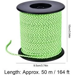 Tente Corde Réfléchissant - Tente Guide Corde,Cord Paracord De Camping Avec Matériau PP Pour Tente Camping Randonnée Randonnée - Vert - DKSFJKL 9 Tente Corde Réfléchissant - Tente Guide Corde,Cord Paracord De Camping Avec Matériau PP Pour Tente Camping Randonnée Randonnée - Vert - DKSFJKL -Tente de réception Soldes 60884602 3