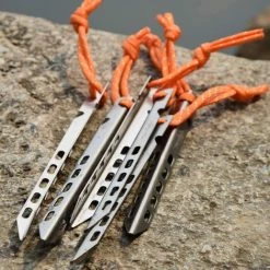 AOUGO Piquets De Tente En Titane Ultra Léger Chevilles Extérieures En Tente Portables Accessoires Pour Tente Pour Camping Randonnée 16cm / 24cm 10 AOUGO Piquets De Tente En Titane Ultra Léger Chevilles Extérieures En Tente Portables Accessoires Pour Tente Pour Camping Randonnée 16cm / 24cm -Tente de réception Soldes 60906866 4