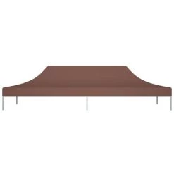FIMEI Toit De Tente De Réception 6x3 M Marron 270 G/m² -Tente de réception Soldes 60968282 3