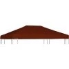 FIMEI Toile Supérieure De Gazebo 310 G/m² 3x4 M Terre Cuite -Tente de réception Soldes 60972955 1
