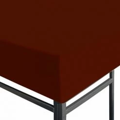 FIMEI Toile Supérieure De Gazebo 310 G/m² 3x4 M Terre Cuite -Tente de réception Soldes 60972955 3