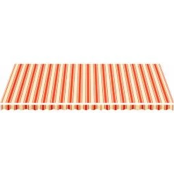 FIMEI Tissu De Remplacement Pour Auvent Jaune Et Orange 6x3,5 M -Tente de réception Soldes 60972967 3