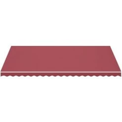FIMEI Tissu De Remplacement Pour Auvent Bordeaux Rouge 5x3 M -Tente de réception Soldes 60973797 3