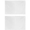 FIMEI Portes De Tente De Réception 2 Pcs Avec Fermeture éclair Blanc -Tente de réception Soldes 60975210 1