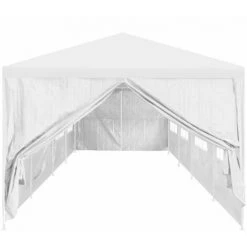 FIMEI Portes De Tente De Réception 2 Pcs Avec Fermeture éclair Blanc -Tente de réception Soldes 60975210 5