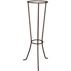 Louis Moulin Colonne Fer Vieilli H. 78 Pour Pot 24-26 Cm - Acier époxy