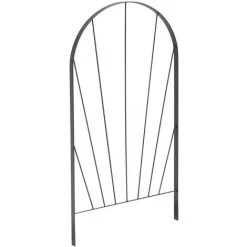 Louis Moulin Treillis à Piquer Soleil Anthracite - 48x102 Cm - Acier époxy