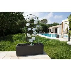 Louis Moulin Treillis à Piquer Soleil Anthracite - 48x102 Cm - Acier époxy -Tente de réception Soldes 61063712 3