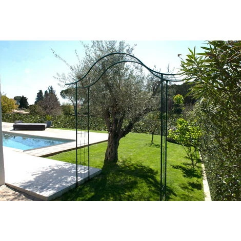 Louis Moulin Arche Tube ROND20 Portique Vert Sapin - 200x40x250 Cm - Acier époxy 5 Louis Moulin Arche Tube ROND20 Portique Vert Sapin - 200x40x250 Cm - Acier époxy – Image 3