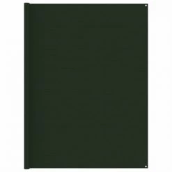 TRUE DEAL Tapis De Tente 250x450 Cm Vert Foncé