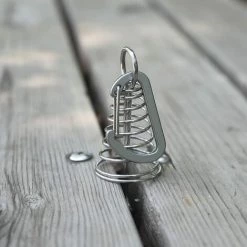 STARLIGHT Lot De 10 Piquets D'ancrage Avec Mousqueton Et Boucle à Ressort, SL.GT Tendeur De Corde En Acier Inoxydable, Piquets De Tente(argent) -Tente de réception Soldes 61156094 5