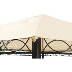 INTENT24.FR Toit De Rechange Pour Tonnelle De Jardin INTENT24 Paradise Classic, 3x4 M, Couleur Champagne - Champagne 9 INTENT24.FR Toit De Rechange Pour Tonnelle De Jardin INTENT24 Paradise Classic, 3x4 M, Couleur Champagne - Champagne -Tente de réception Soldes 61223785 4