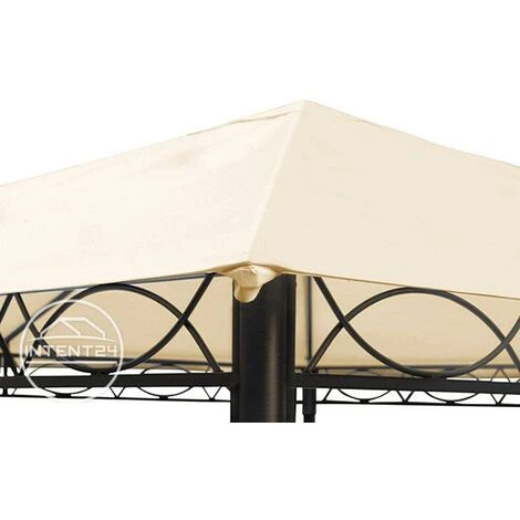 INTENT24.FR Toit De Rechange Pour Tonnelle De Jardin INTENT24 Paradise Classic, 3x4 M, Couleur Champagne - Champagne 6 INTENT24.FR Toit De Rechange Pour Tonnelle De Jardin INTENT24 Paradise Classic, 3x4 M, Couleur Champagne - Champagne - Image 4
