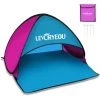 TANCYCO Abri De Tente De Plage Extérieur Instantané Multicolore Mini Parasol De Plage Avec Sac De Transport, Bleu Et Rouge 2 TANCYCO Abri De Tente De Plage Extérieur Instantané Multicolore Mini Parasol De Plage Avec Sac De Transport, Bleu Et Rouge -Tente de réception Soldes 61248481 1