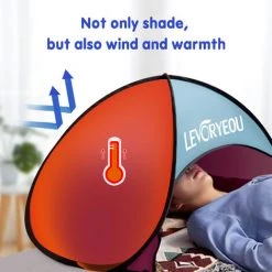 TANCYCO Mini Abri De Tente De Plage Extérieur Instantané Multicolore Avec Pare-soleil De Plage Avec Sac De Transport -Tente de réception Soldes 61248652 5