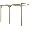 SUPERMARKET Pergola à Appentis Bois 2 X 3 X 2,2 M -Tente de réception Soldes 61305463 1