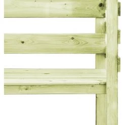 SUPERMARKET Pergola De Jardin Bois De Pin Imprégné 130x60x230 Cm Avec Banc -Tente de réception Soldes 61305752 5