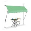 Relaxdays Auvent Pour Balcon, Hauteur Réglable, Sans Percer, Anti-UV, 200 Cm De Large, Vert-gris 2 Relaxdays Auvent Pour Balcon, Hauteur Réglable, Sans Percer, Anti-UV, 200 Cm De Large, Vert-gris -Tente de réception Soldes 61314211 1