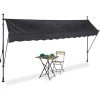 Relaxdays Auvent Pour Balcon, Hauteur Réglable, Sans Percer, Anti-UV, 350 Cm De Large, Anthracite-gris 2 Relaxdays Auvent Pour Balcon, Hauteur Réglable, Sans Percer, Anti-UV, 350 Cm De Large, Anthracite-gris -Tente de réception Soldes 61314367 1