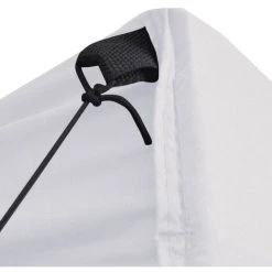 FIMEI Belvédère Pliable Avec 4 Parois 5x5 M Blanc -Tente de réception Soldes 61383786 5
