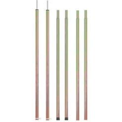 FIMEI Mâts De Tente Télescopiques 170-255 Cm 2 Pcs Acier Galvanisé -Tente de réception Soldes 61384507 5