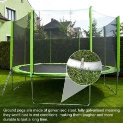 GRID COOL Lot De 6 Trampolines En J En Acier Galvanisé Pour Tentes De Camping 8mm X 30cm -Tente de réception Soldes 61661769 4